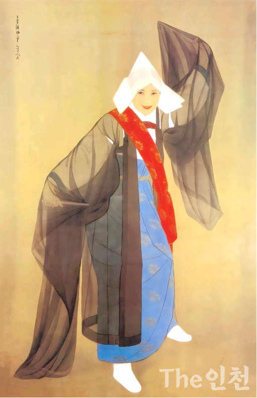 이당 김은호-행후 대례복83cm x 50cm (리움미술관 소장)